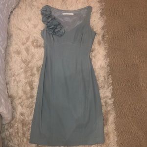 Susana Monaco Wool Midi Dress with Floral Details